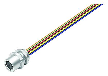 Automation Technology - Sensors and Actuators--Female panel mount connector_718_4_FD_12pol