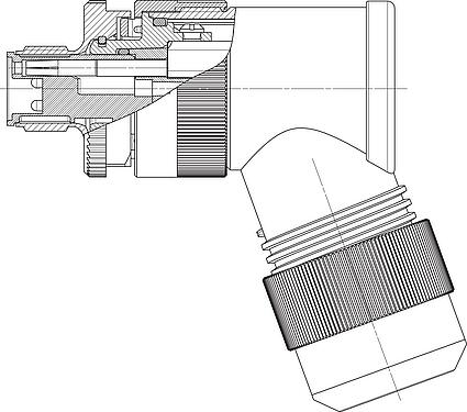 Schaaltekening M12 Male haakse connector, aantal polen: 4+PE, 8,0-13,0 mm, onafgeschermd, schroefklem, IP67, UL 2237 in voorbereiding, met PE-aansluiting