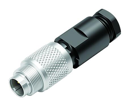 Abbildung M9 Kabelstecker, Polzahl: 2, 3,5-5,0 mm, ungeschirmt, löten, IP67