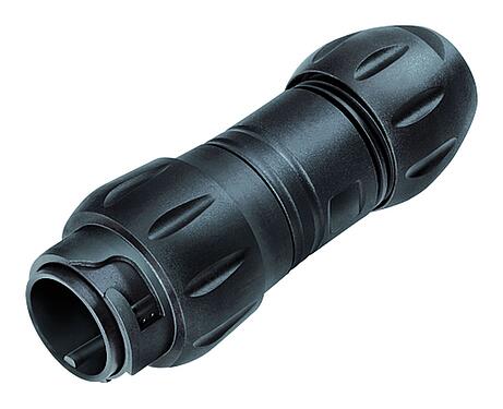 Abbildung Bajonett Kabelstecker, Polzahl: 4+PE, 7,0-17,0 mm, ungeschirmt, crimpen (Crimpkontakte müssen separat bestellt werden), IP68/IP69K, UL 2238, VDE, UV-Beständig