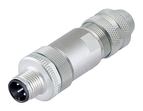 Illustration M12 Male cable connector, Contacts: 5, 6.5-8.5 mm, shieldable, screw clamp, IP67, UL 2238