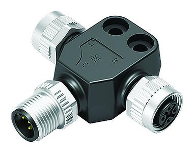 Automatisierungstechnik - Sensorik und Aktorik--Zweifachverteiler, T-Verteiler, Stecker - 2 Dosen_765_M12_T_S_DD_79-5256-190-05