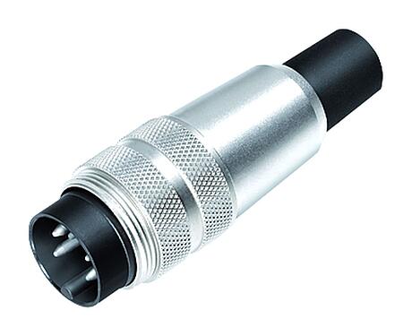 Illustration M16 Male cable connector, Contacts: 3 (03-a), 6.0-8.0 mm, unshielded, solder, IP40