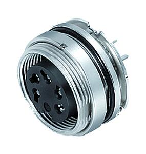 Connettori miniatura--Connettore femmina a flangia_723_4_FD_Masse