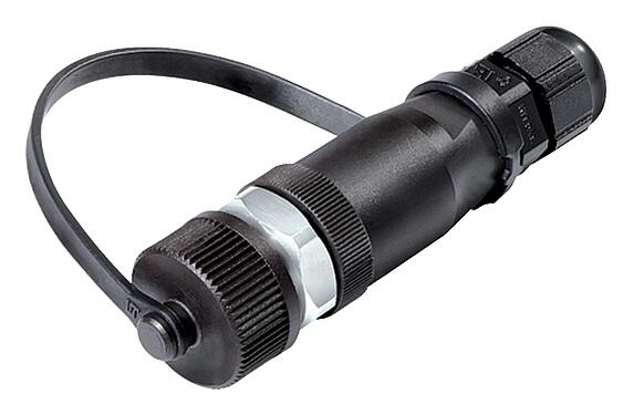 Abbildung M12 Kabelstecker, Polzahl: 5, 4,0-6,5 mm, ungeschirmt, schraubklemm, IP68/IP69K, für Outdoor Anwendungen, UV-Beständig