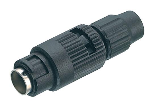 Abbildung Bajonett Kabelstecker, Polzahl: 2, 4,0-5,0 mm, ungeschirmt, löten, IP40