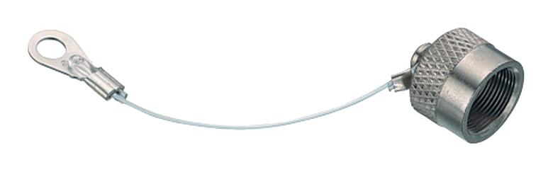 Abbildung Schutzkappe, IP67, für Flanschstecker