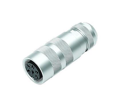 Illustratie M16 Kabeldoos, aantal polen: 5 (05-a), 4,1-7,8 mm, schermbaar, soldeer, IP68, UL 2238, Korte versie