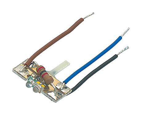 Abbildung Leiterplatte mit LED, ROHS konform