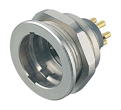 Illustration 09 4811 25 04 - Push Pull Male panel mount connector, Contacts: 4, unshielded, solder, IP40