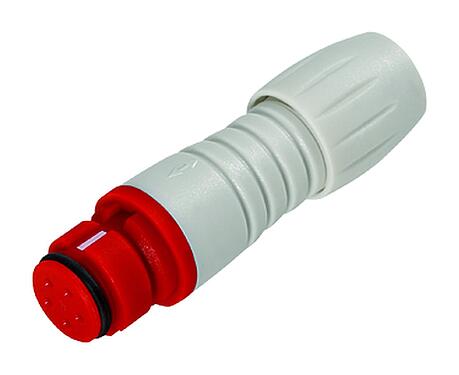 Illustration Snap-In Female cable connector, Contacts: 8, 3.5-5.0 mm, unshielded, solder, IP67