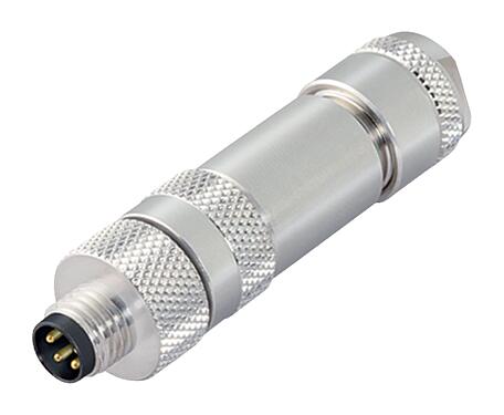 Illustration 99 3363 100 04 - M8 Male cable connector, Contacts: 4, 4.0-5.5 mm, shieldable, screw clamp, IP67, UL