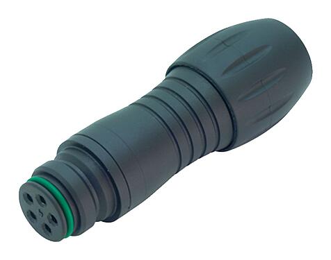 Illustration 99 9134 02 12 - Snap-In Female cable connector, Contacts: 12, 6.0-8.0 mm, unshielded, solder, IP67, UL, VDE