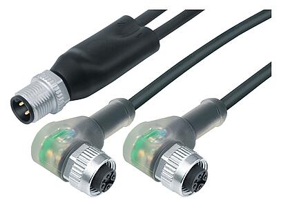 Automatisierungstechnik - Sensorik und Aktorik--Kabelsplitter Kabelstecker - 2 Winkeldosen_765_0_22_DG_SK