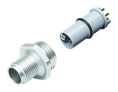 Automatisierungstechnik - Spannungs- und Leistungsversorgung--Flanschstecker_823_3_FS_L_2teil_mitO_ohneD