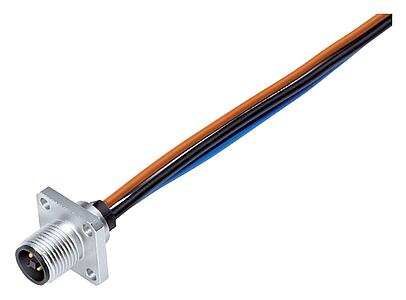 Средства автоматизации - подача напряжения и электропитание--квадратный разъем-вилка для монтажа на панели_813_3_FS_Vierkant