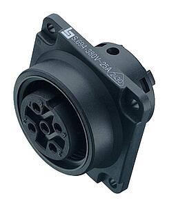 电源连接器--孔头法兰座_694_4_00