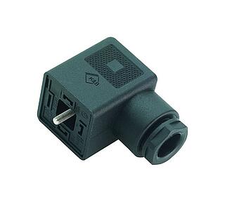 Apparaatstekkerdoos, aantal polen: 2+PE, 6,0-8,0 mm, onafgeschermd, schroefklem, IP40 zonder afdichting, PG 9, Circuit P10