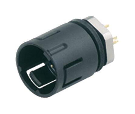 Illustration 99 9215 00 05 - Snap-In Male panel mount connector, Contacts: 5, unshielded, solder, IP67, UL