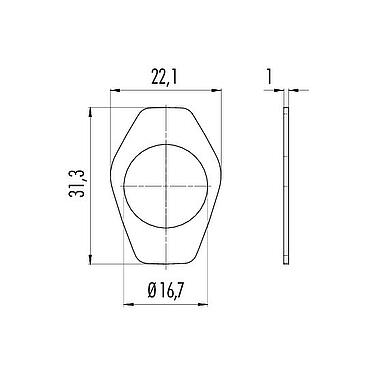Schaaltekening Afdichting