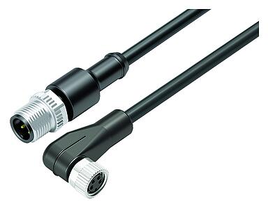 Automatisierungstechnik - Sensorik und Aktorik--Kabelstecker - Winkeldose_VL_KSM12-77-3429_WDM8-3408-50004_black