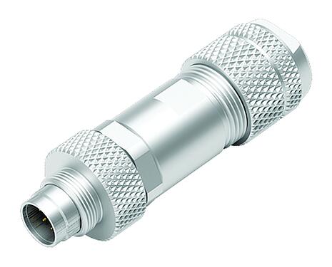 Ilustração M9 Plugue de cabo, Contatos: 8, 4,0-5,5 mm, blindável, solda, IP67, mola de íris