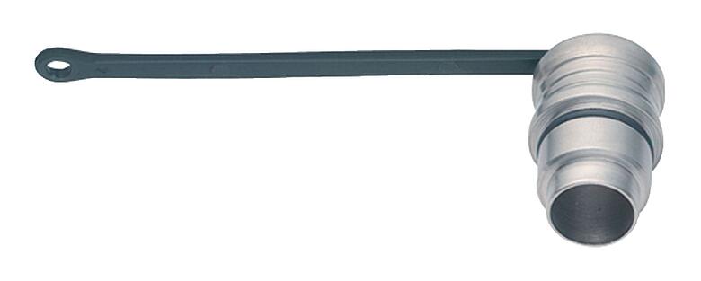 Abbildung Schutzkappe, IP67, Flanschdose, Flanschstecker