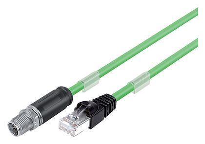 Automatisierungstechnik - Datenübertragung--Verbindungsleitung Kabelstecker - RJ45-Stecker_825-X_VL_KS_RJ