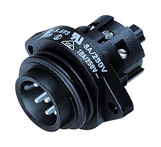 Power Connectors--Male panel mount connector_693_3_6S