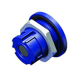Miniatur Steckverbinder--Flanschdose_770_2_FD_vv_tl_black_blue