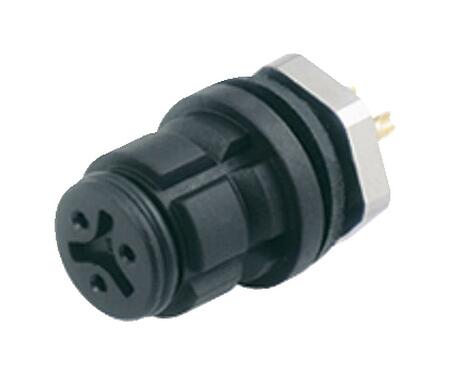 Illustration 99 9228 00 08 - Snap-In Female panel mount connector, Contacts: 8, unshielded, solder, IP67, UL