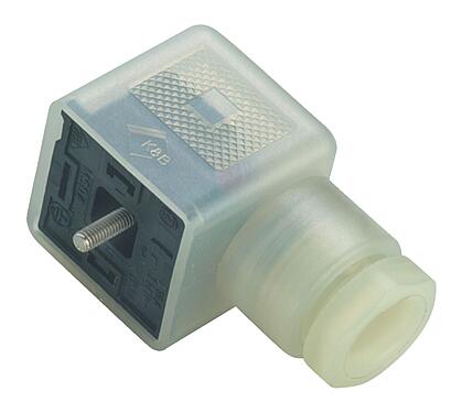 일러스트 43 1714 134 03 - 피메일 커넥터(패널 마운트), 콘택트 렌즈: 2+PE, 8.0-10.0mm, 차폐되지 않음, 나사 클램프, 씰이 없는 상태에서 IP40, 회로 P33, LED PNP 포함