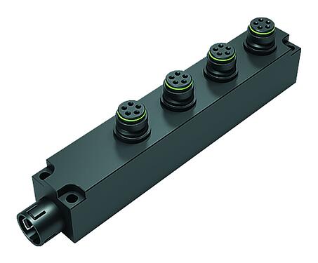 Illustration Snap-In 4-way distributor, Contacts: 5, unshielded, pluggable, IP67