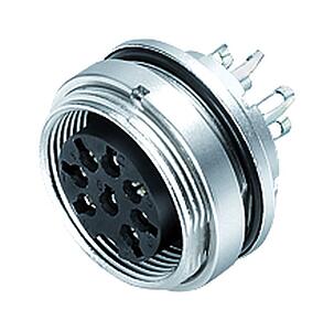 Miniatur Steckverbinder--Flanschdose_723_4_80