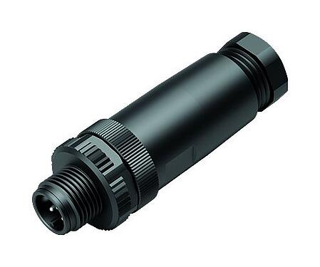 Minh hoạ M12 Phích cắm cáp, Số lượng cực : 5, 6,0-8,0mm, không có chống nhiễu, kẹp vít, IP67, UL 2238