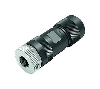 自動化科技-電壓和電源--直頭孔頭電纜連接器_823_2_KD_L_4pol_schwarz