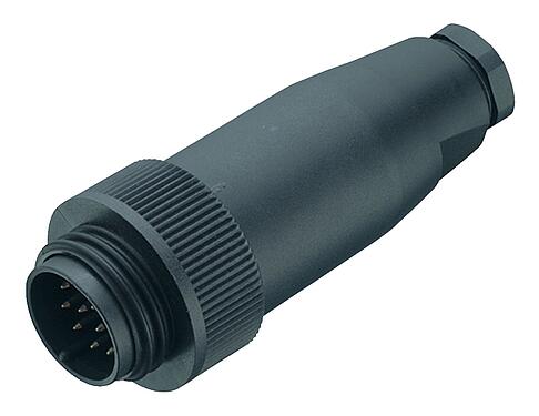 Illustration RD30 Male cable connector, Contacts: 12+PE, 10.0-12.0 mm, unshielded, solder, IP65