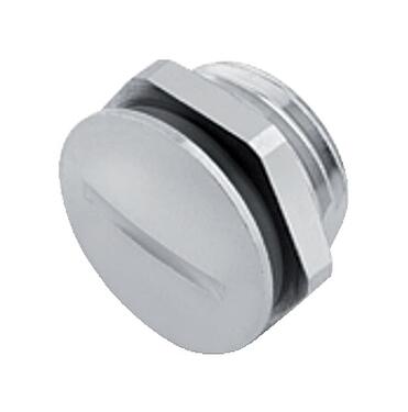 Illustration Blind plug / Dummy plug, IP67, alternatively with surface as anti-twist protection