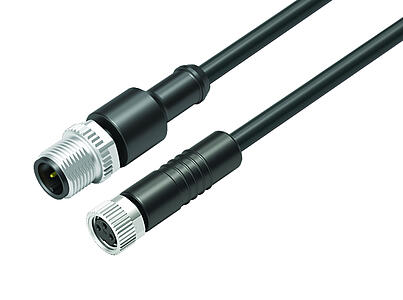 自动化技术.传感器和执行器--针头电缆连接器 - 孔头带电缆连接器 M8x1_VL_KSM12-77-3429_KDM8-3406-50003_black