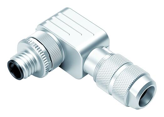 Illustration 99 1433 820 04 - M12 Male angled connector, Contacts: 4, 5.0-8.0 mm, shieldable, crimping (Crimp contacts must be ordered separately), IP67, UL
