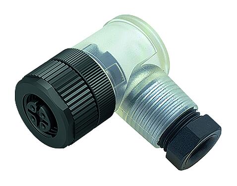 Illustration 99 0430 20 04 - M12 Female angled connector, Contacts: 4, 4.0-6.0 mm, unshielded, screw clamp, IP67, UL