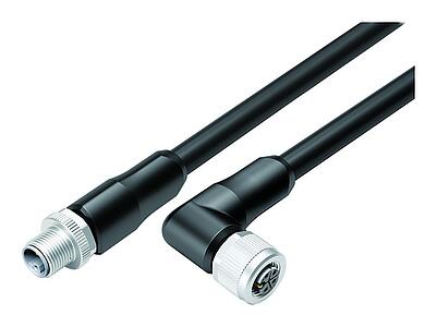 Средства автоматизации - подача напряжения и электропитание--Кабельный штекер - угловая розетка_823_VL_KS_WD_PUR