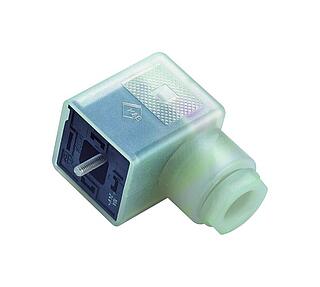 Apparaatstekkerdoos, aantal polen: 2+PE, 8,0-10,0 mm, onafgeschermd, schroefklem, IP40 zonder afdichting, PG 11, Circuit P40, met LED PNP