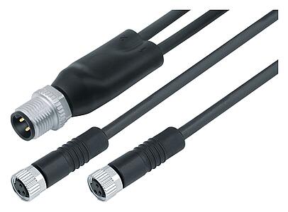 Automatisierungstechnik - Sensorik und Aktorik--Kabelsplitter Kabelstecker - 2 Kabeldosen_765_0_20_DG_SK