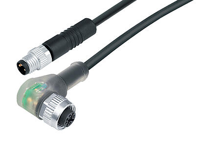 自动化技术.传感器和执行器--针头电缆连接器 - 孔头弯角电缆连接器 M12x1_765_0_18_DG_SK