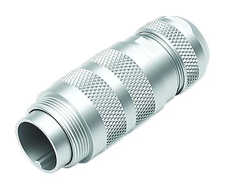 Illustration M16 Male cable connector, Contacts: 4 (04-a), 4.1-7.8 mm, shieldable, crimping (Crimp contacts must be ordered separately), IP67, UL 2238, Short version