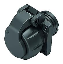 Power Steckverbinder--Flanschdose_696_Klapp_D