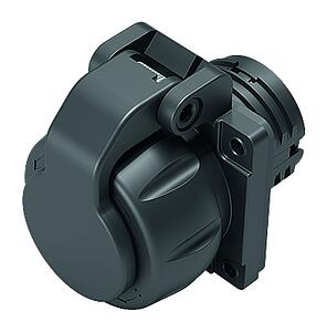 Power Steckverbinder--Flanschdose_696_Klapp_D