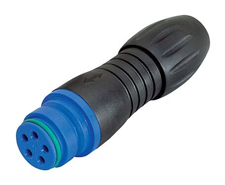 Ábrák Snap-In kábel aljzat, : 3, 4,0-6,0 mm, árnyékolatlan, kézi forrasztású, IP67, UL 2238, VDE