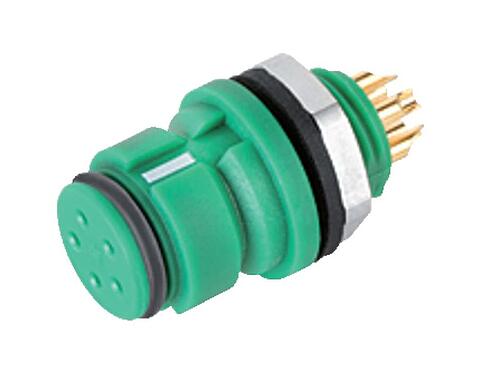 Illustration 99 9216 070 05 - Snap-In Female panel mount connector, Contacts: 5, unshielded, solder, IP67, UL